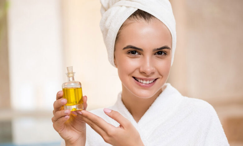 زدن روغن زیتون به صورت قبل از خواب