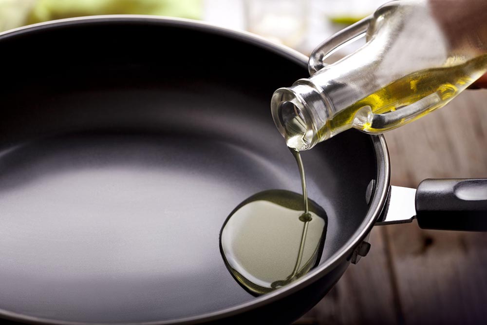 سرخ کردن با روغن زیتون